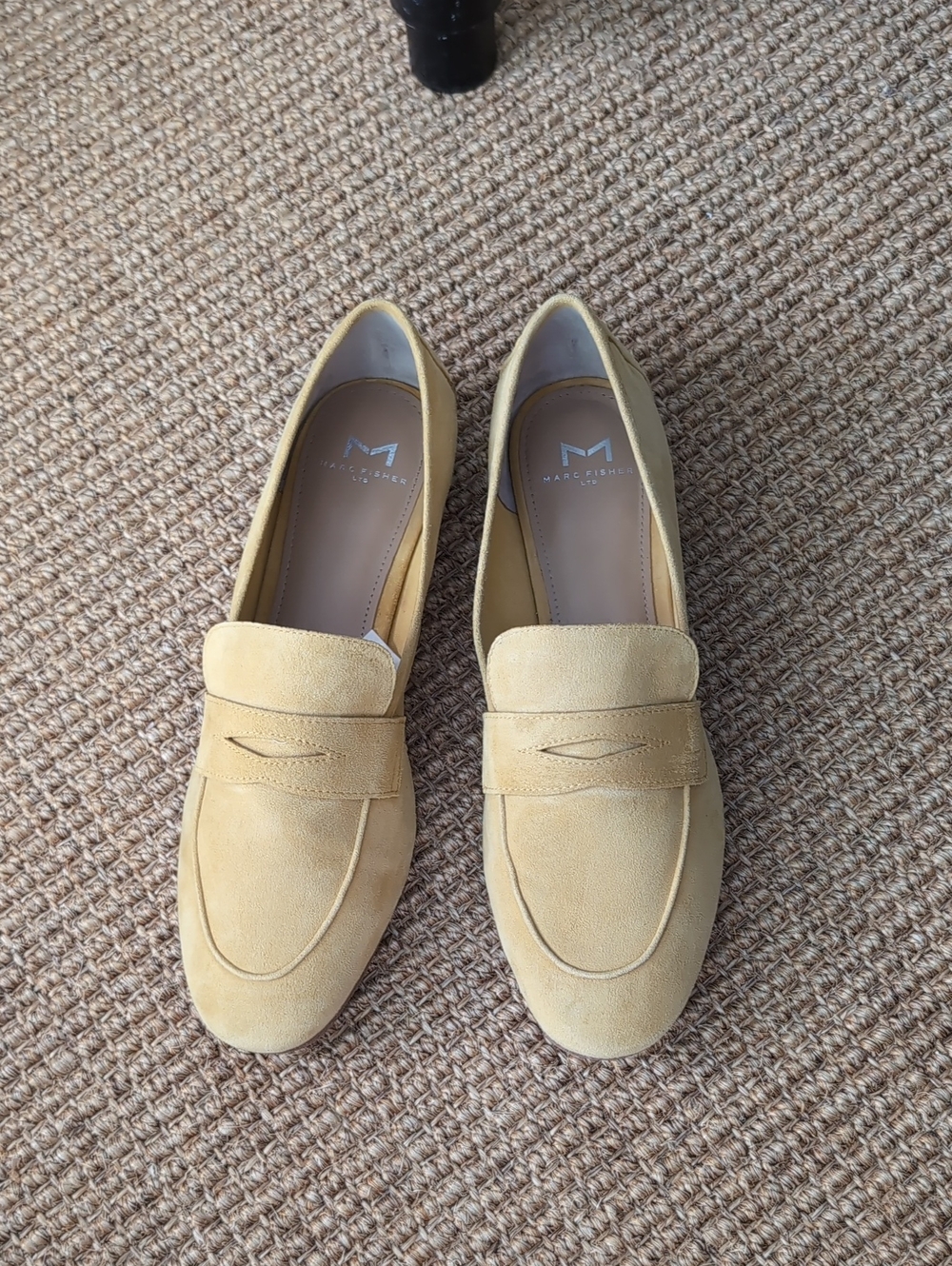 Marc Fisher Yellow Loafers